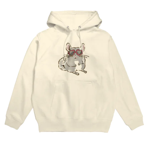 サングラスチンチラちゃんsolo Hoodie