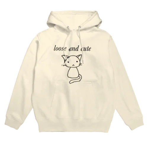 ネコちゃんロゴ入り Hoodie