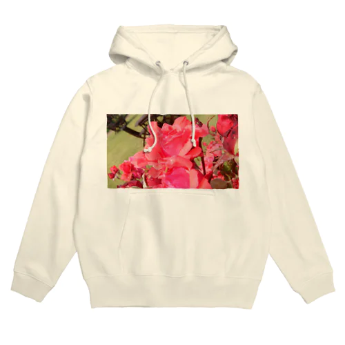 しずくの赤バラ Hoodie