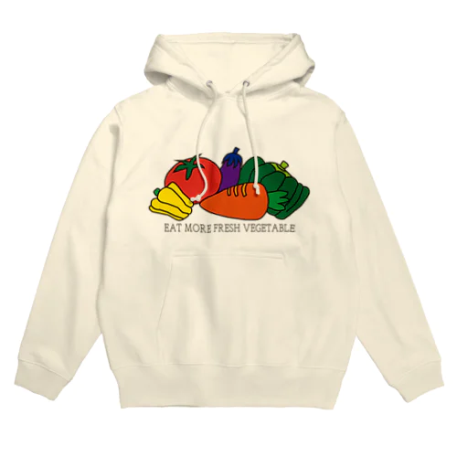 EAT MORE FRESH VEGETABLE　ベジタブルグッズ  Hoodie