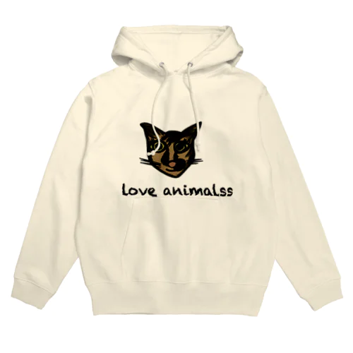 　ねこのぽーTシャツ　動物救済プロジェクト パーカー