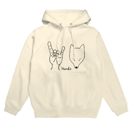 hands fox Hoodie