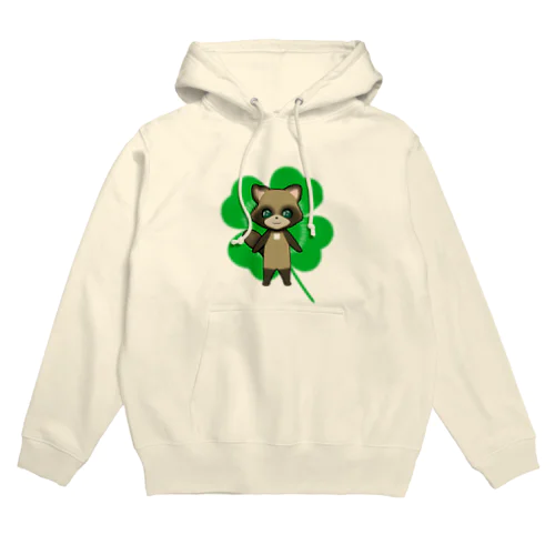 四つ葉印の化け狸ちゃん Hoodie