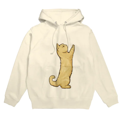 かべ立ちマンチカン Hoodie