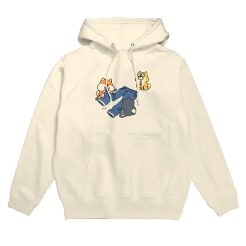 ダメージジーンズ工房（柴犬支店） Hoodie