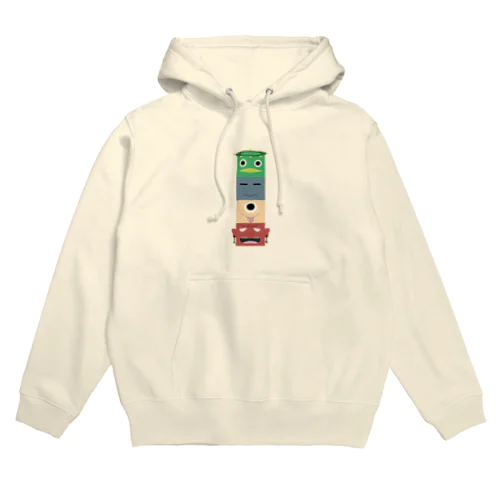 妖怪トーテムポール Hoodie