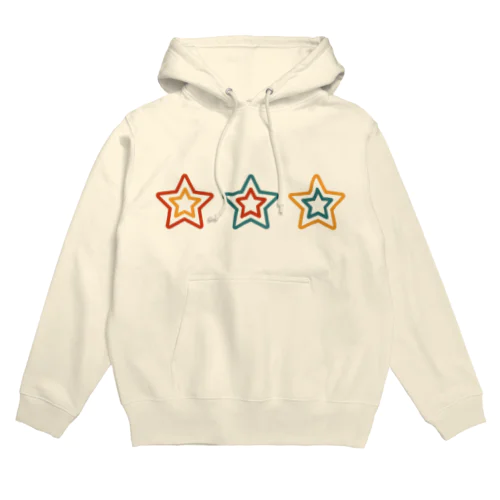 3sTar☆Coon-Tricolor Hoodie