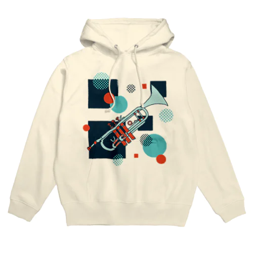 カラフルトランペット Hoodie