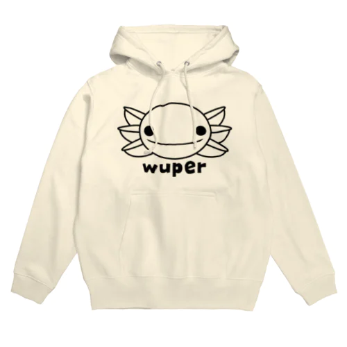 wuper線画 Hoodie