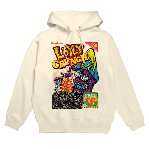  SAUNA ZOMBIES-LöYLY CRUNCH HOODIE BRIGHT- パーカー