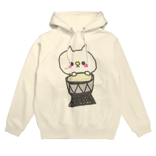 ボンゴを叩くよ Hoodie