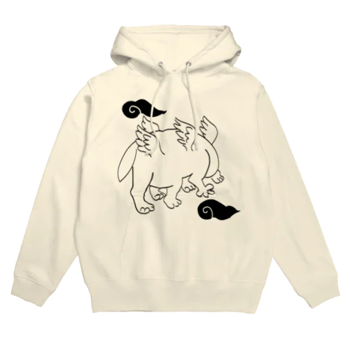 帝江（渾沌）モノトーン Hoodie