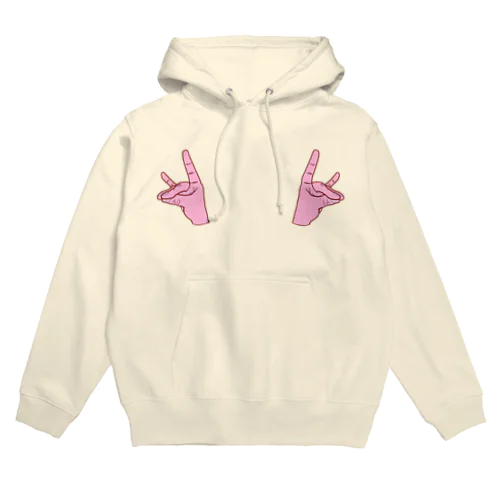 手コンコン！ Hoodie