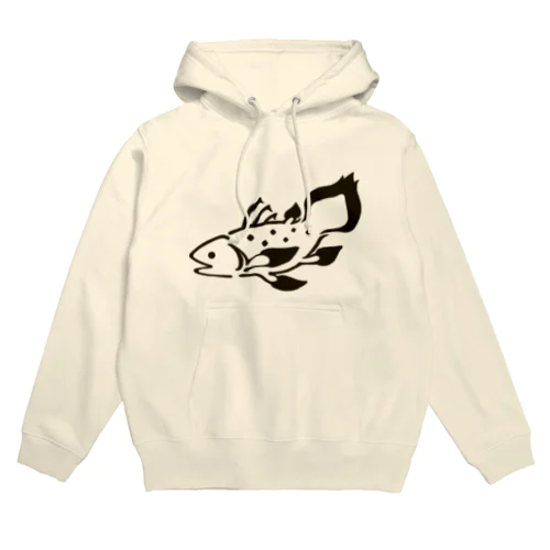 シーラカンス黒 Hoodie