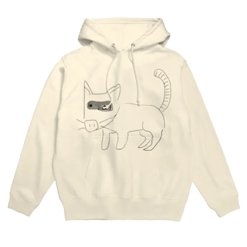 こぶたぬきつねこ Hoodie