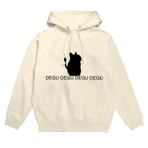 シルエットデグー Hoodie