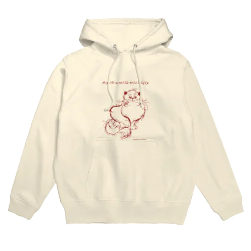 世界中の猫が幸せでありますように Hoodie