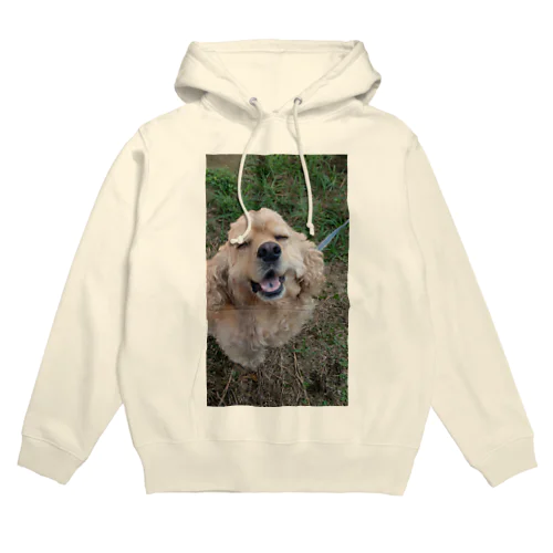 眠そうな犬 Hoodie