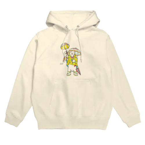 雨降りだ!シロクマだ! Hoodie