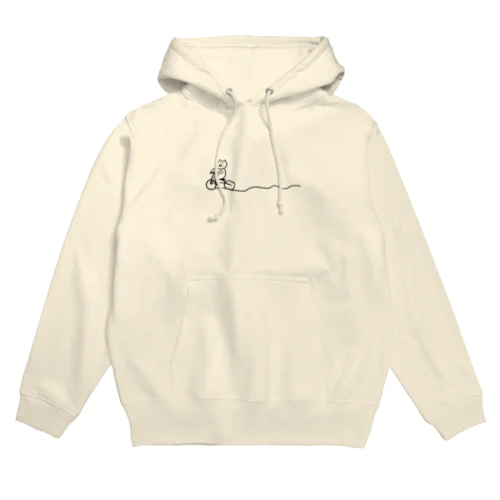 自転車ねこ（スイスイバージョン） Hoodie