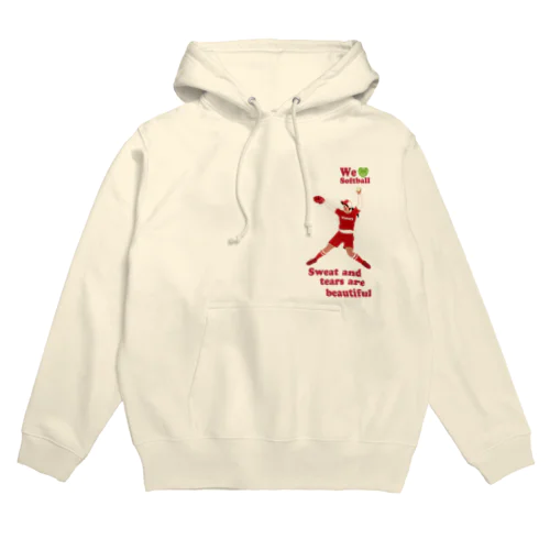 we love Softballスマホサイズ Hoodie