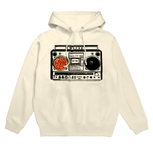 MGarage used clothing 🍕‘90 ラジカセとピザ Hoodie