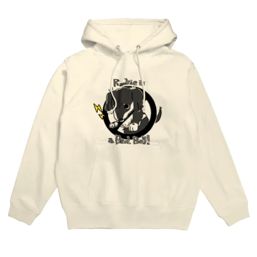 bad boyわんこ(モノクロ) Hoodie