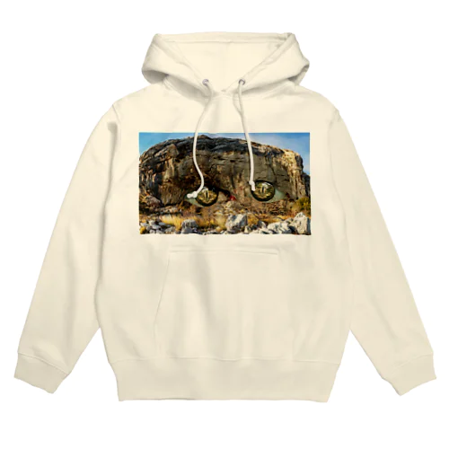 cat　face　rock Hoodie