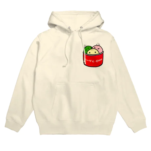 禿〜げんダッツ Hoodie