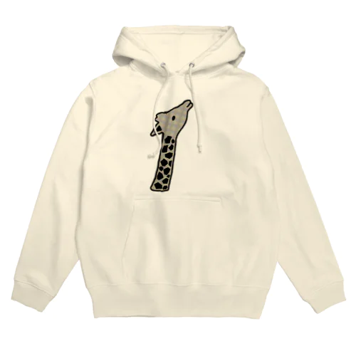 上が気になるキリン Hoodie