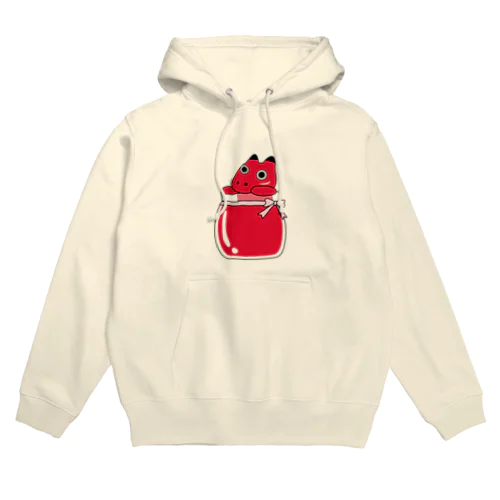 赤べこinイチゴジャム Hoodie