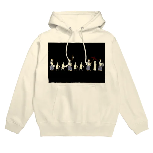 狐の嫁入り行列 Hoodie