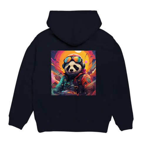 Future Funk Panda Hoodie