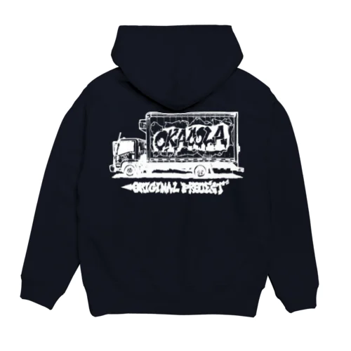 OKACOLA🚚🤍白図柄 Hoodie