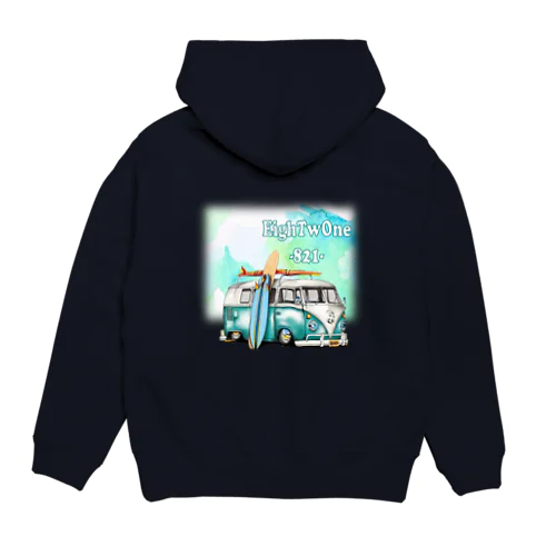 サーフプリントT Hoodie