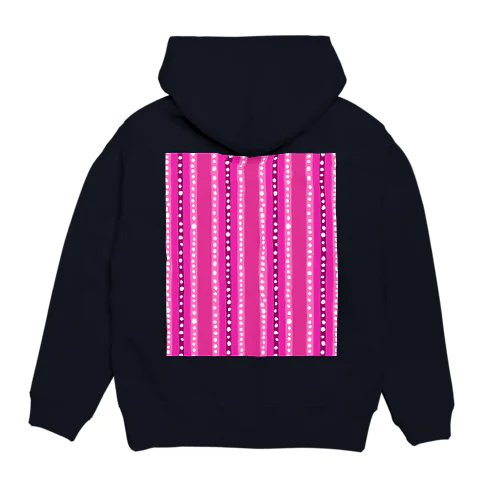 不思議なムードの抽象模様 Hoodie