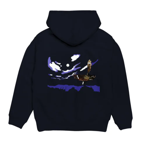 ヨタカ飛ぶ Hoodie