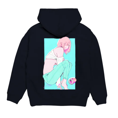 誰かと飲みたいねパーカー 濃色ver. Hoodie