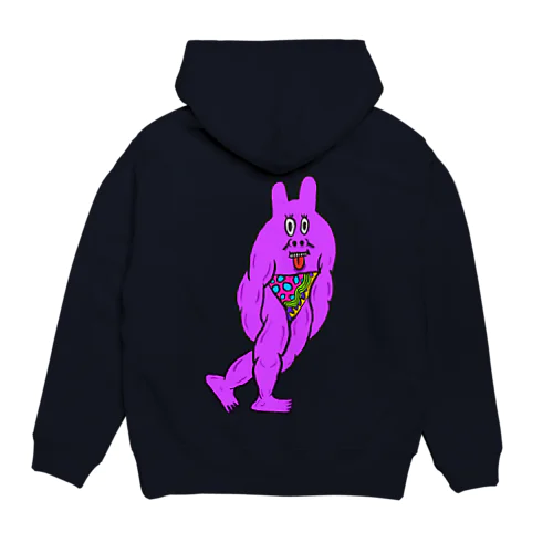 ピンク細マッチョくん Hoodie