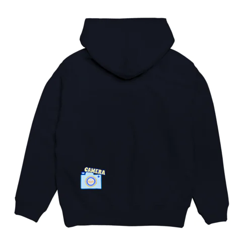 camera ブルー Hoodie