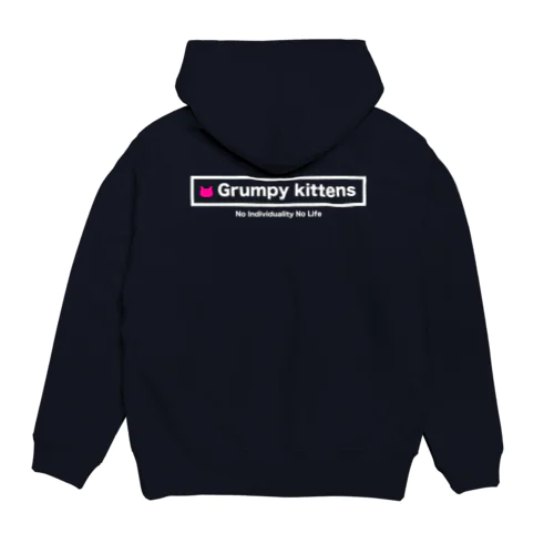 Grumpy kittens No Individuality No Life Hoodie