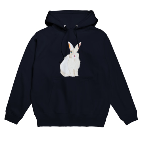 フワフワうさぎ（白） Hoodie