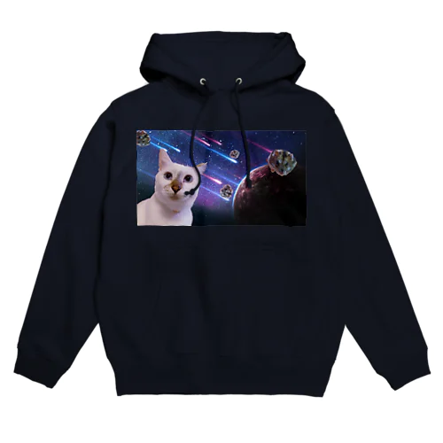 宇宙猫と宇宙ハムスター Hoodie