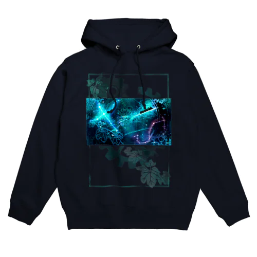 銀河鉄道の夜よりⅡ(緑)　歯車ver Hoodie