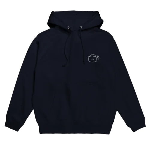 おばけのブクボー　「あ」モノクロ Hoodie