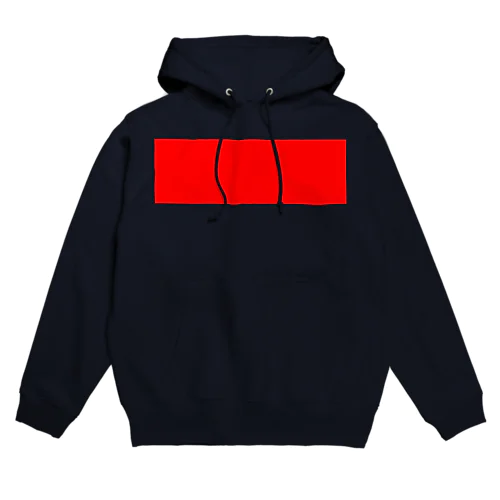 四角い赤いやつ Hoodie