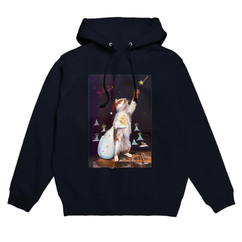 ニャンタクロースの贈り物 Hoodie