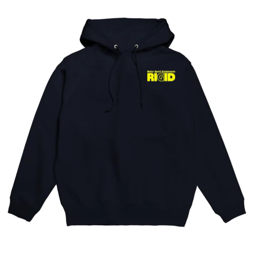 RIGID透過黄ロゴ Hoodie