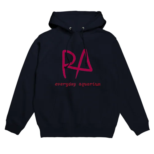 RuuAquaサインロゴ Hoodie