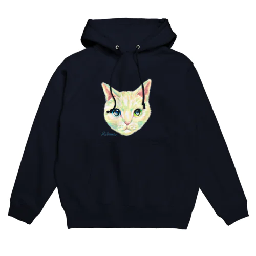 オッドアイしろねこ Hoodie